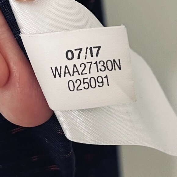 Reebok Women's Performance Quarter Zip Shirt XS Navy Blue Long Sleeve Space Dye - Picture 11 of 11